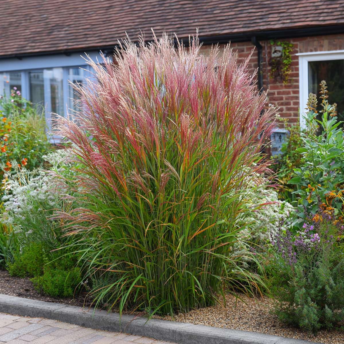 Miscanthus sinensis Red Chief - Siergras - Set van 2