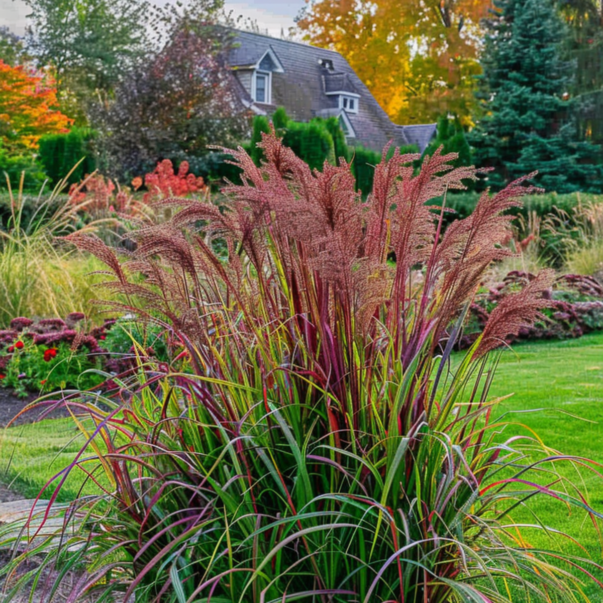 Panicum virgatum 'Squaw' - Vingergras