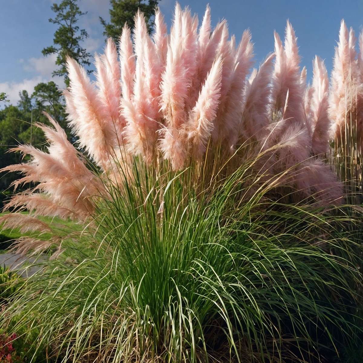 Cortaderia selloana - Set van 6 - Pampasgras - Roze