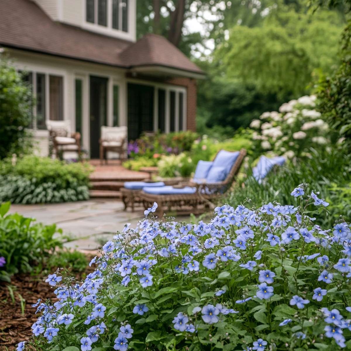 Plumbago auriculata 'mannentrouw' - Set van 3