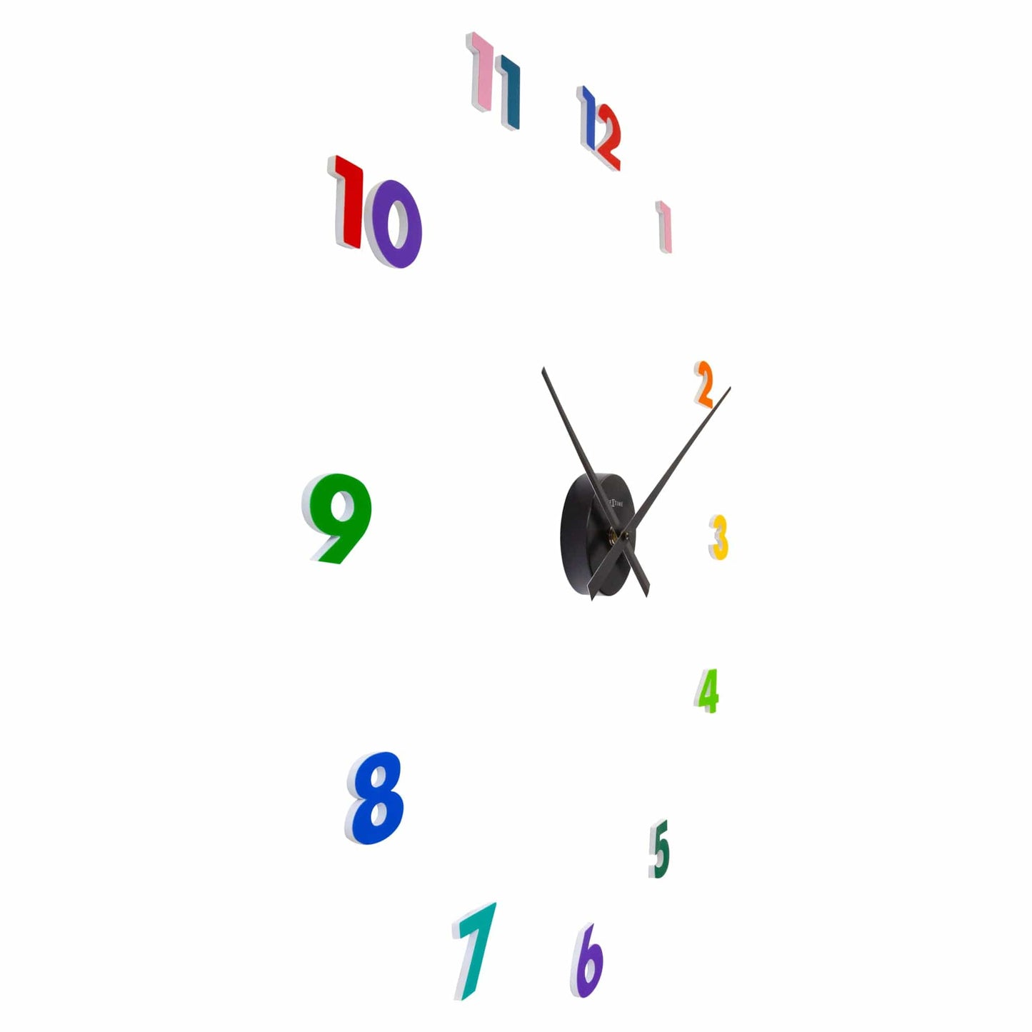 Wall clock - 48 x 3 cm - Aluminum - 'Small Hands'