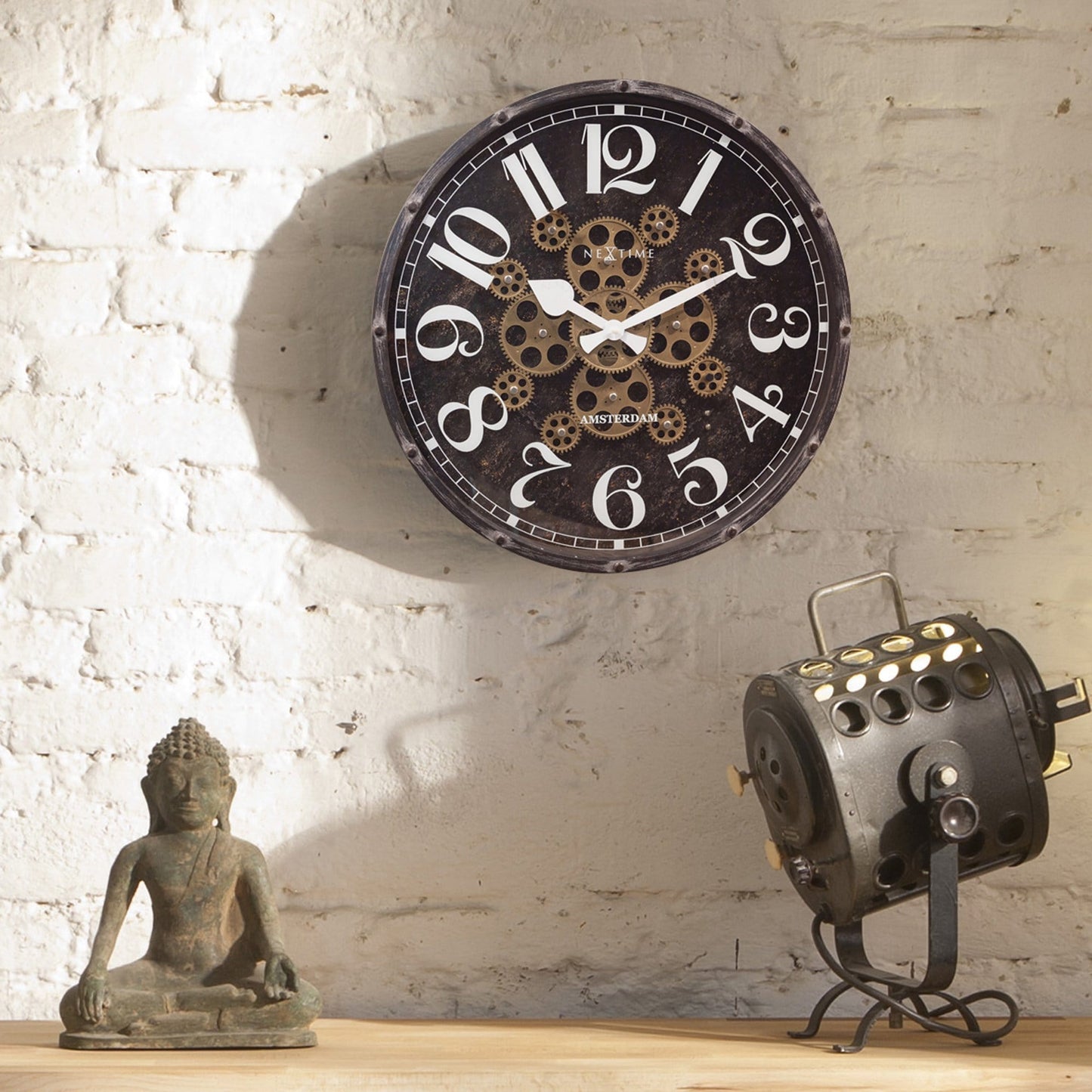 Moving Gear Clock - 50cm - "Henry"