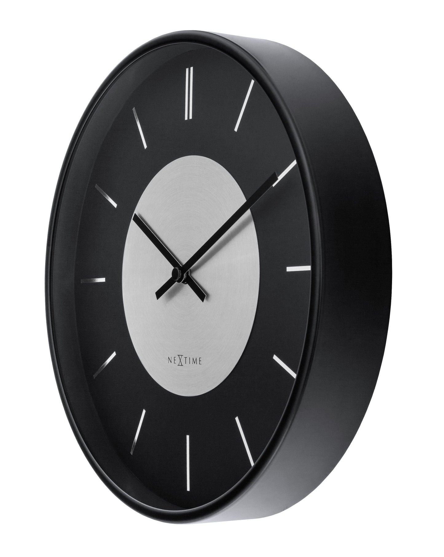 Wall Clock 25cm-Silent-Metal-NeXtime 'Retro II'