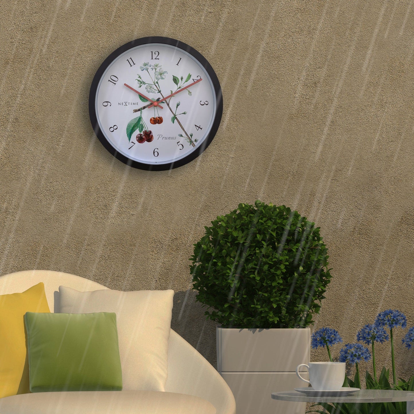 Weatherproof Outdoor clock - 30.5 cm - Prunus