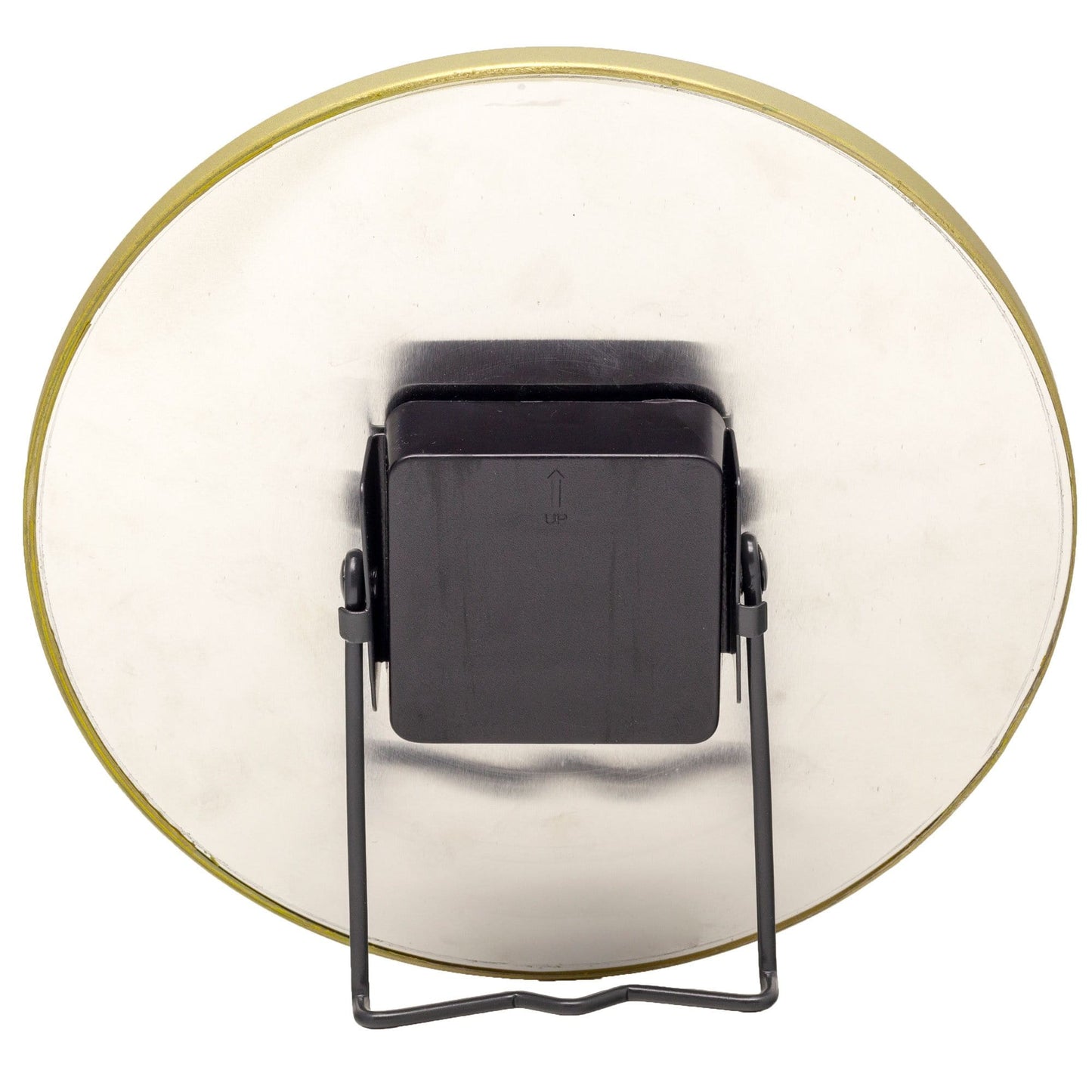 NeXtime Clocks marble table clock with glass and metal, 20 cm diameter, stylish modern design