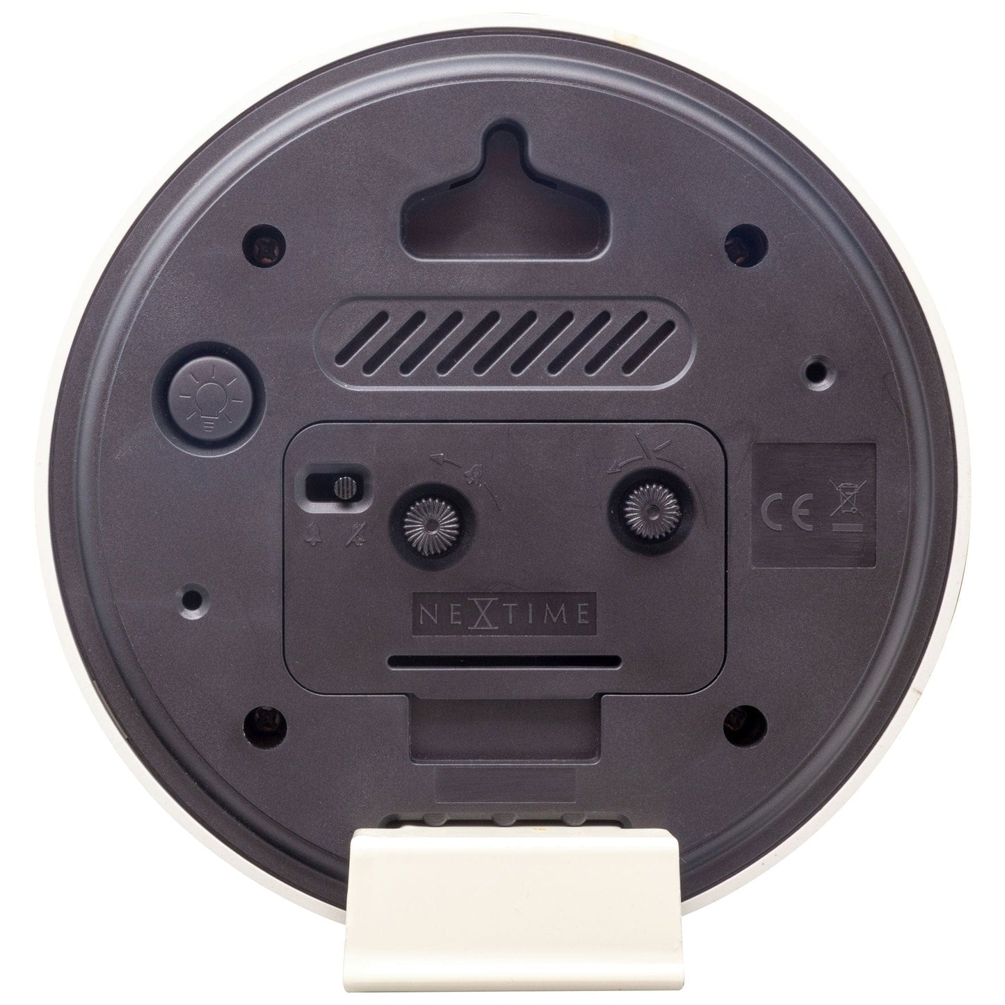 Table Alarm Clock 12.5x13x5.5cm - Silent - Light function / Plastic "Rocket"