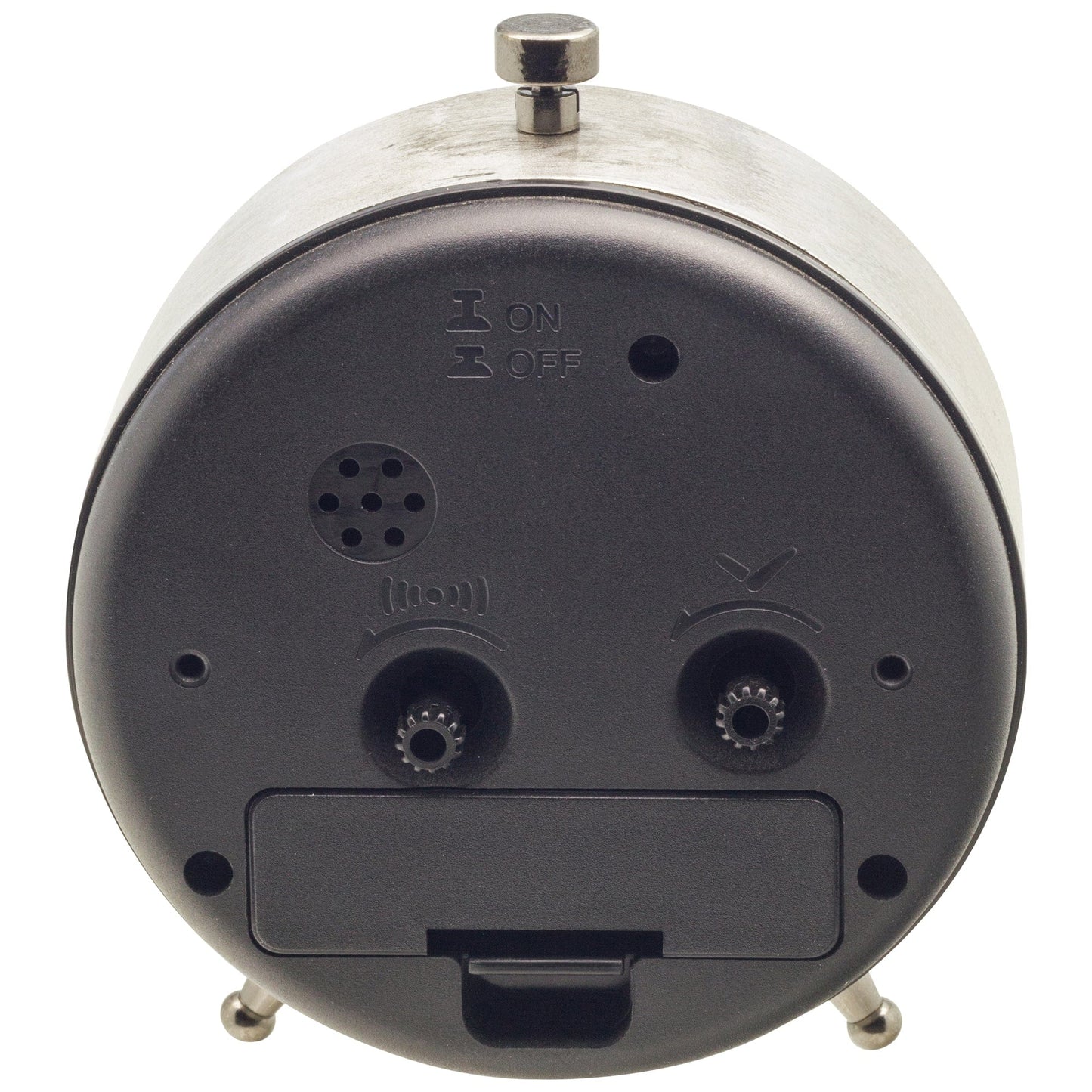 Table Alarm Clock 9x10.8x5cm - Silent - Luminous hands - Metal "Harvey"