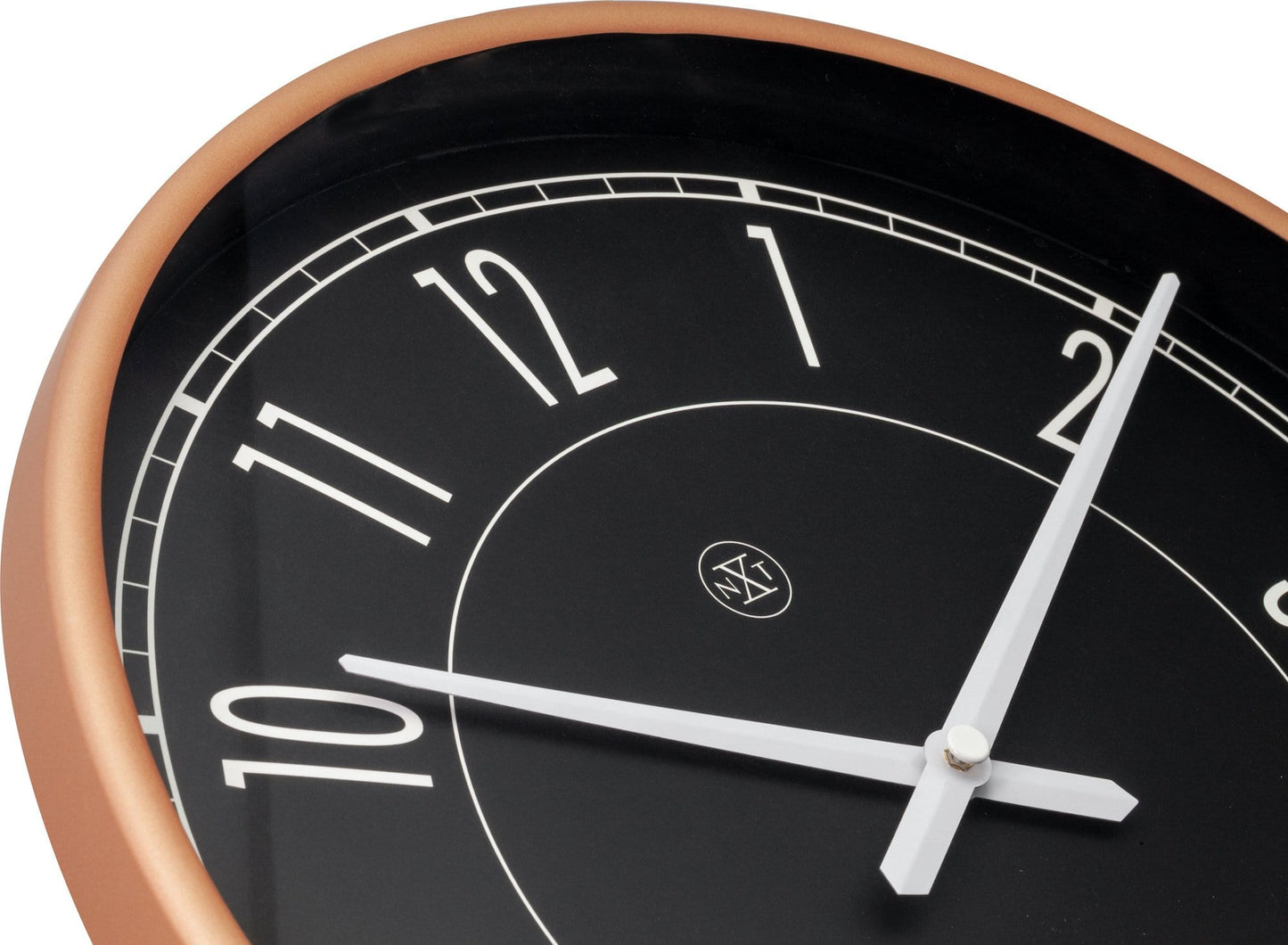 Wall clock -  30 cm - Plastic - Matt Rose - 'Jason'