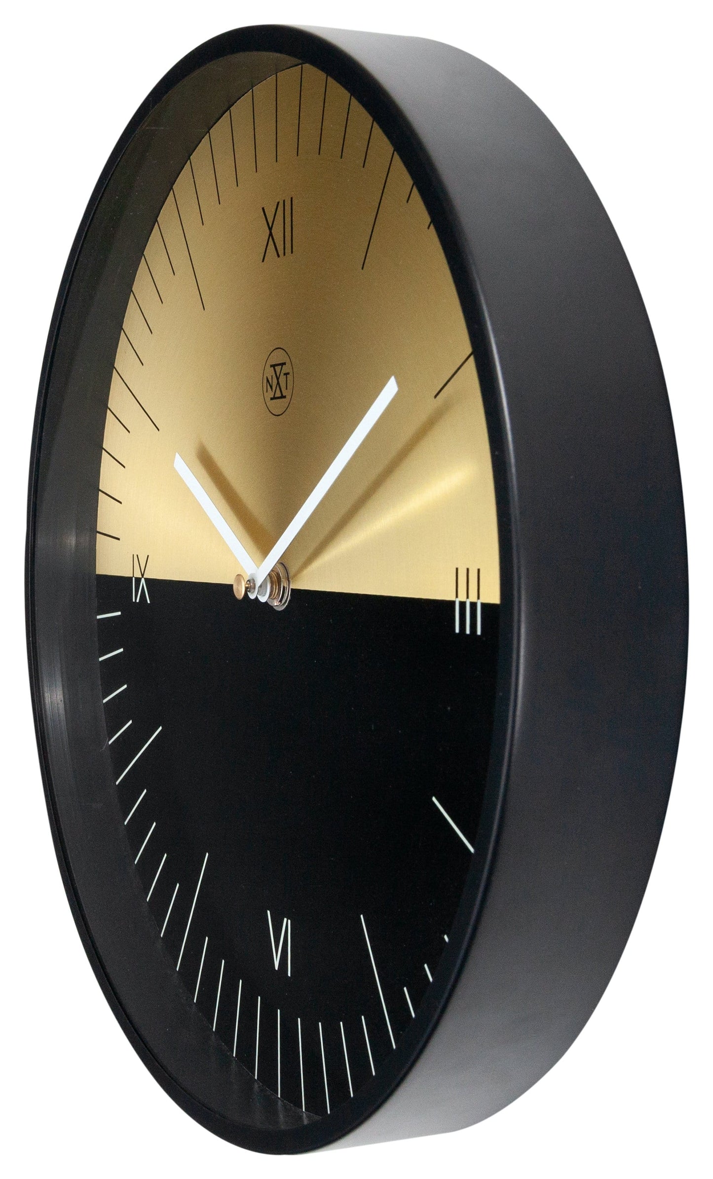 Wall clock - 30 cm - Metal - 'Half'