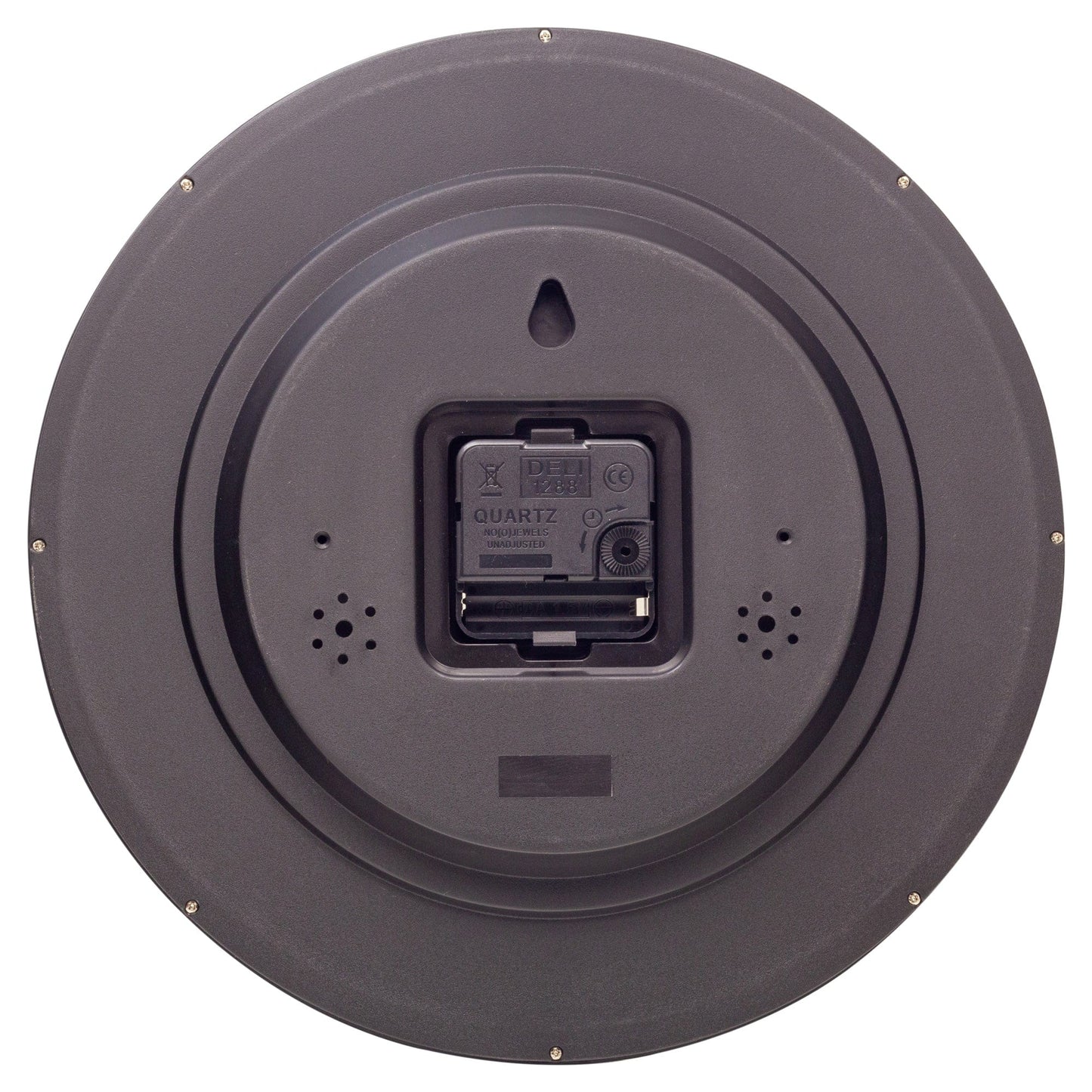 NeXtime Clocks 30cm silent plastic wall clock with "Maths" design, showing black numbers and hands on a white background.