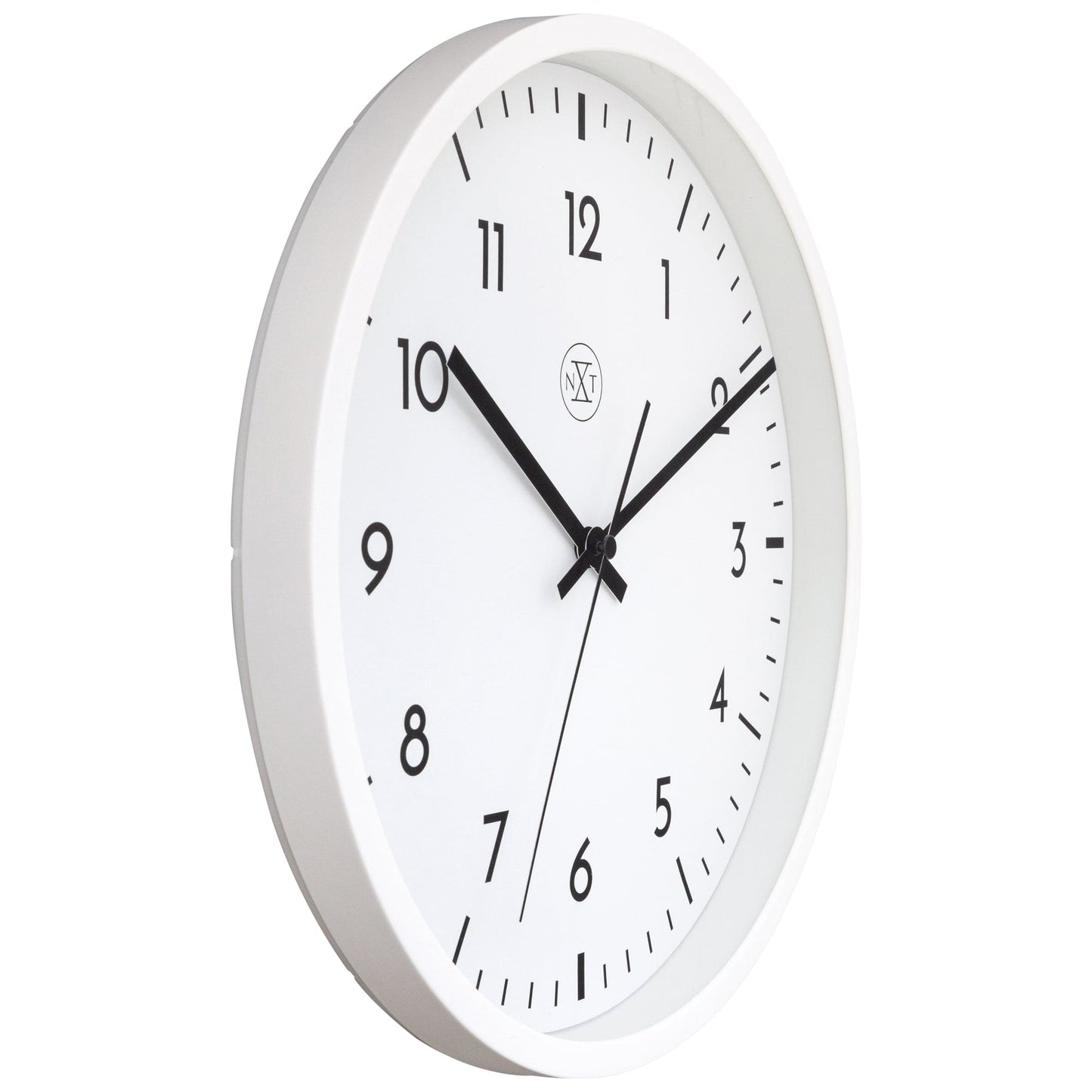 Wall clock 30cm - Silent - Plastic - "Easy Big"