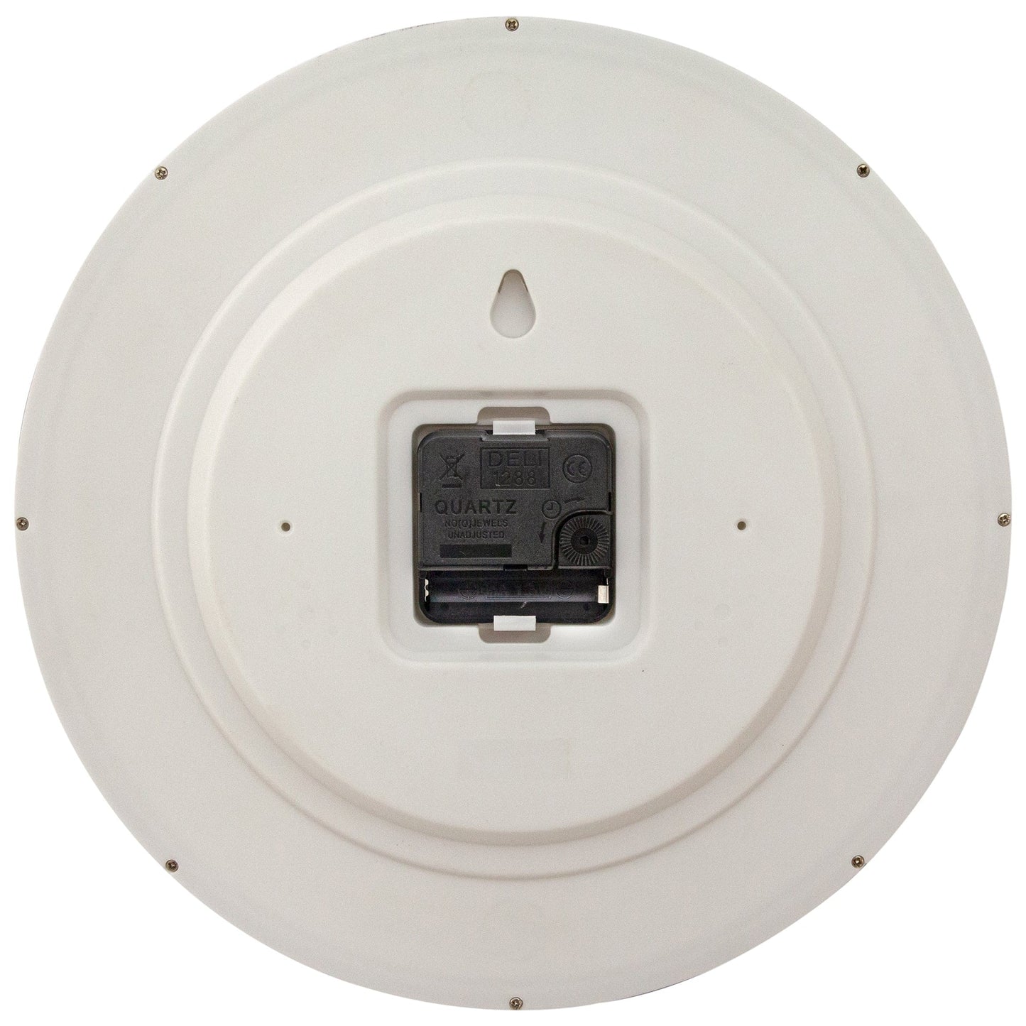 Wall clock 30cm - Silent - Plastic - "Easy Big"