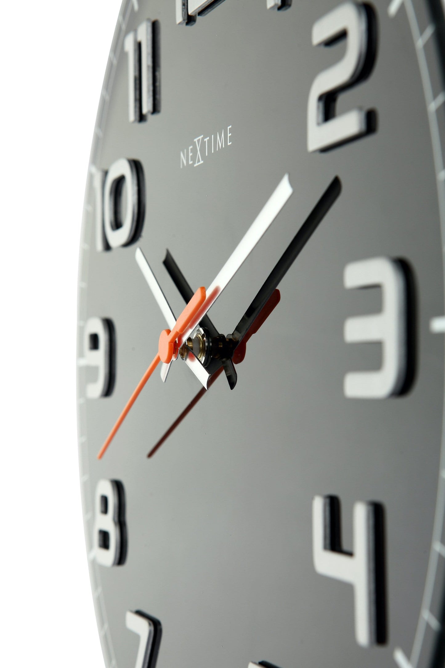 Wall clock - 30 x 3.5 cm - Glass - 'Classy Round'