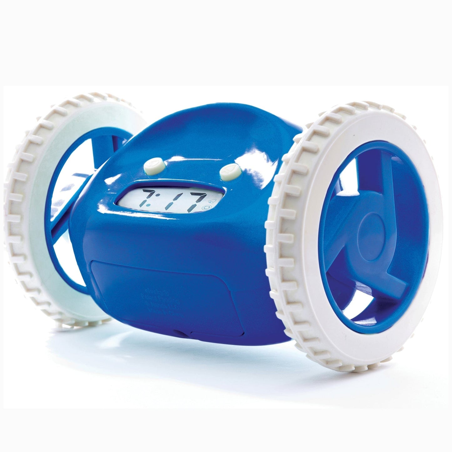 Clocky Navy - Alarm clock on wheels
