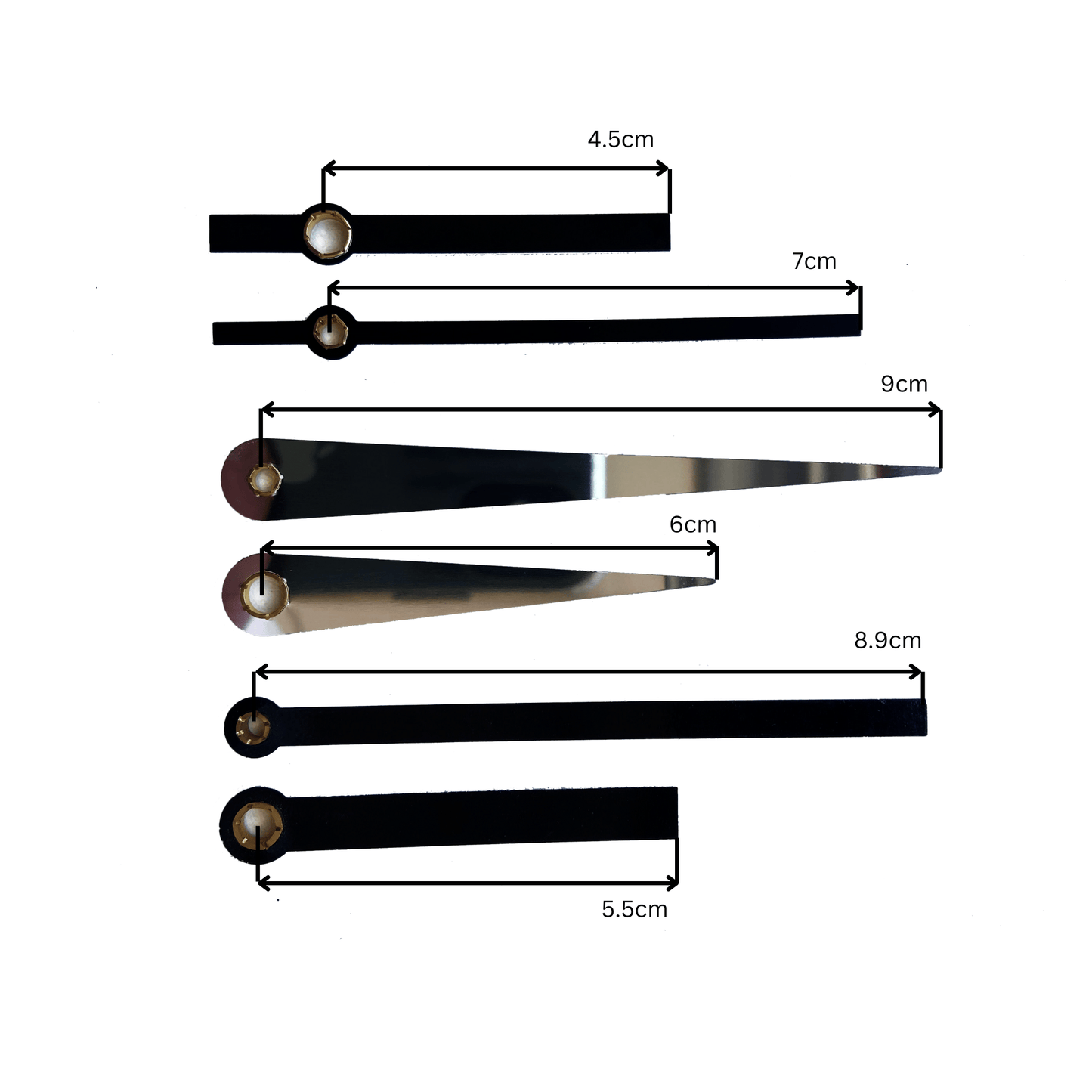 Clock hands set S + Silent Movement