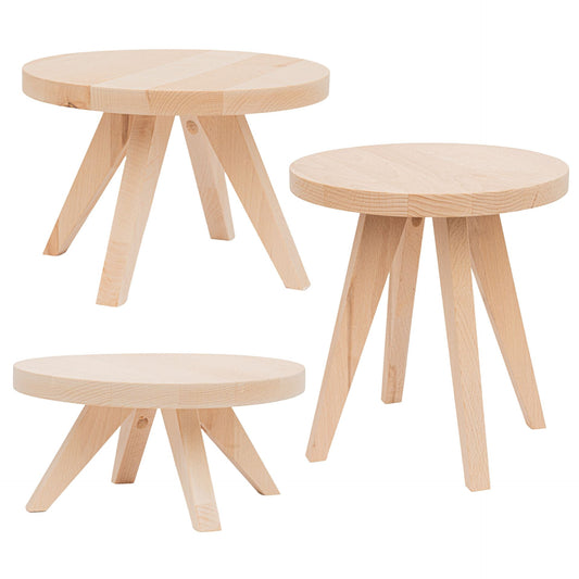 Tibbe - Wooden plant or terrarium stand