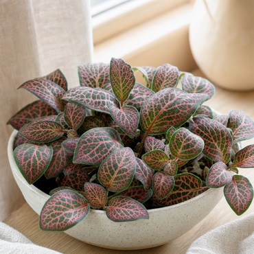 2x Fittonia Pink Tiger - Terrariumplant - Terrarium | Florazo detail