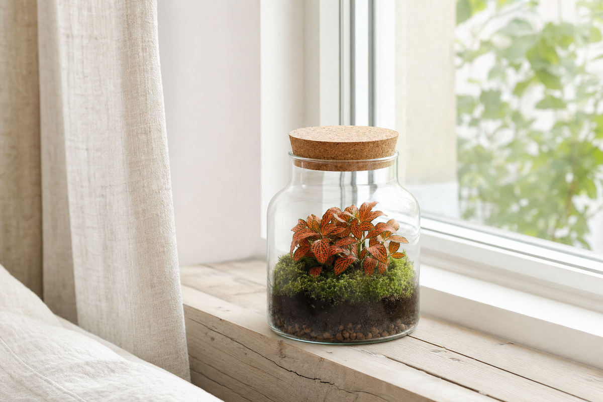 Fittonia Orange - Terrariumplant - Terrarium | Florazo usage