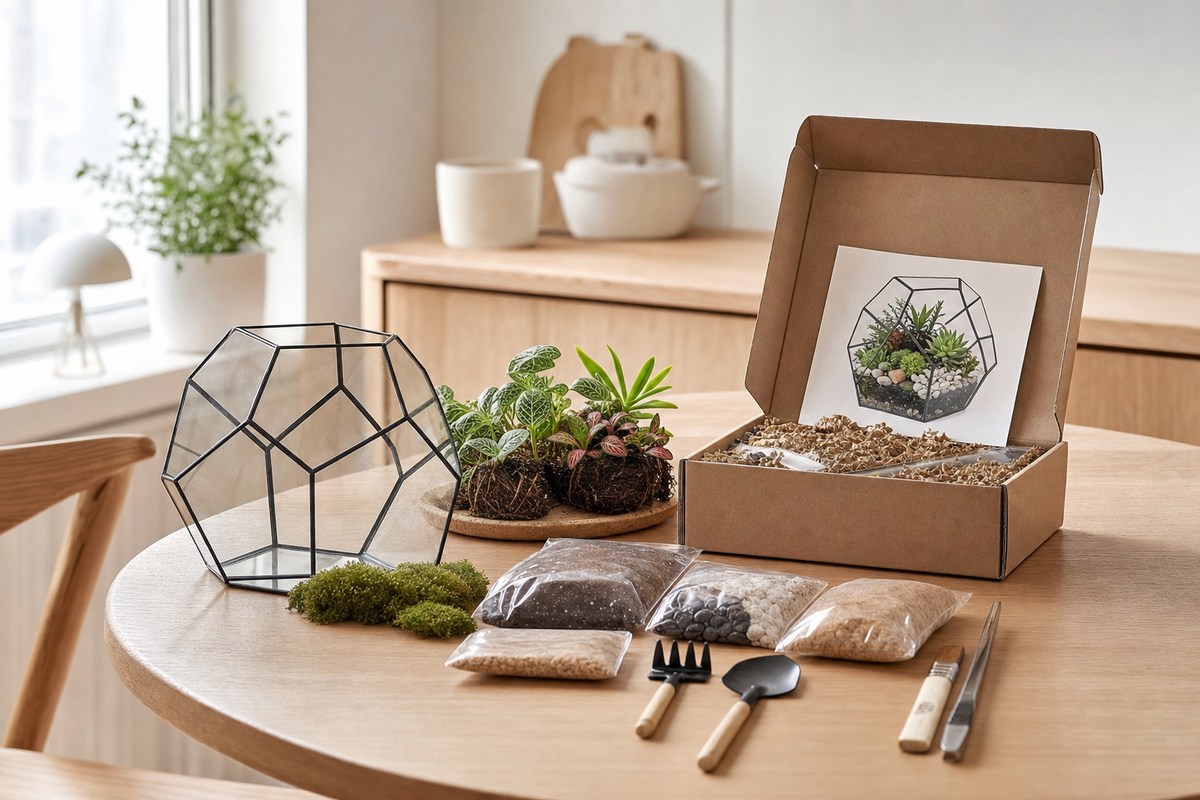 Florazo Terrarium DIY Kit - lifestyle image