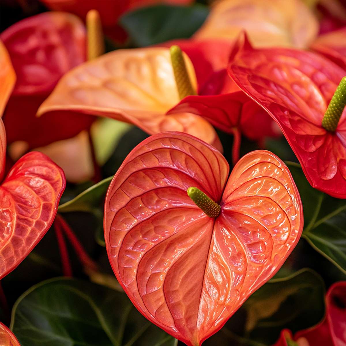 Anthurium 'Madural Orange' - Flamingoplant