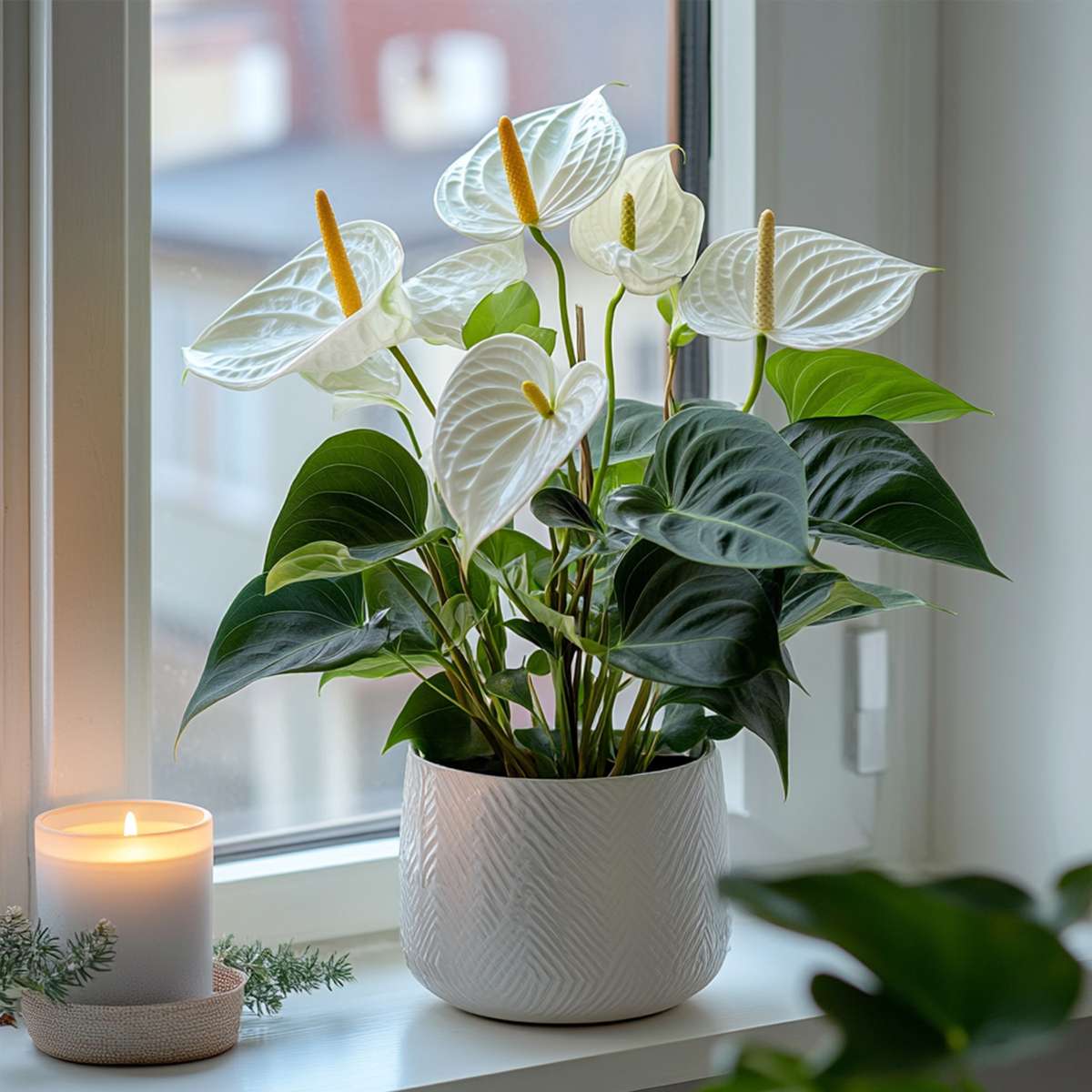 Anthurium 'Alaska White' - Flamingoplant