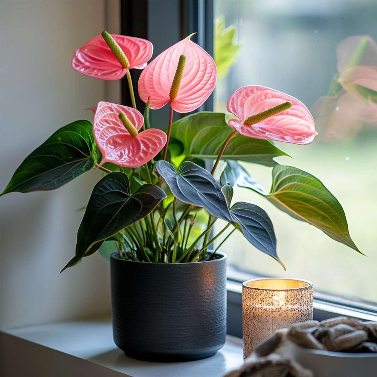 Anthurium 'Maine Pink' - Flamingoplant