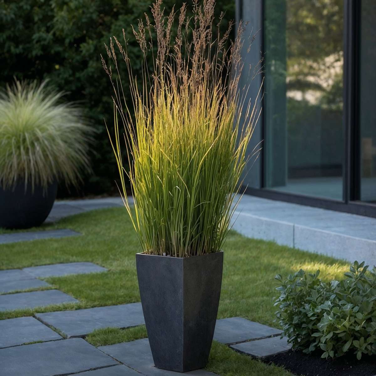 Panicum virgatum 'Heavy Metal' - Vingergras