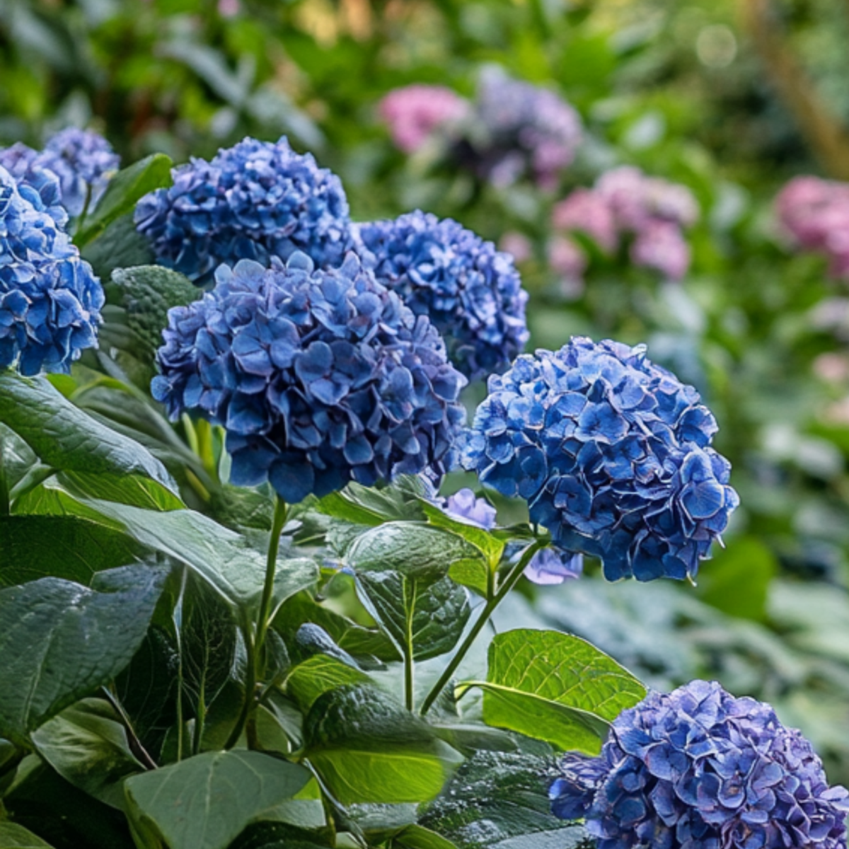 Hydrangea 'Zomerglans' - Set van 4 - Hortensia
