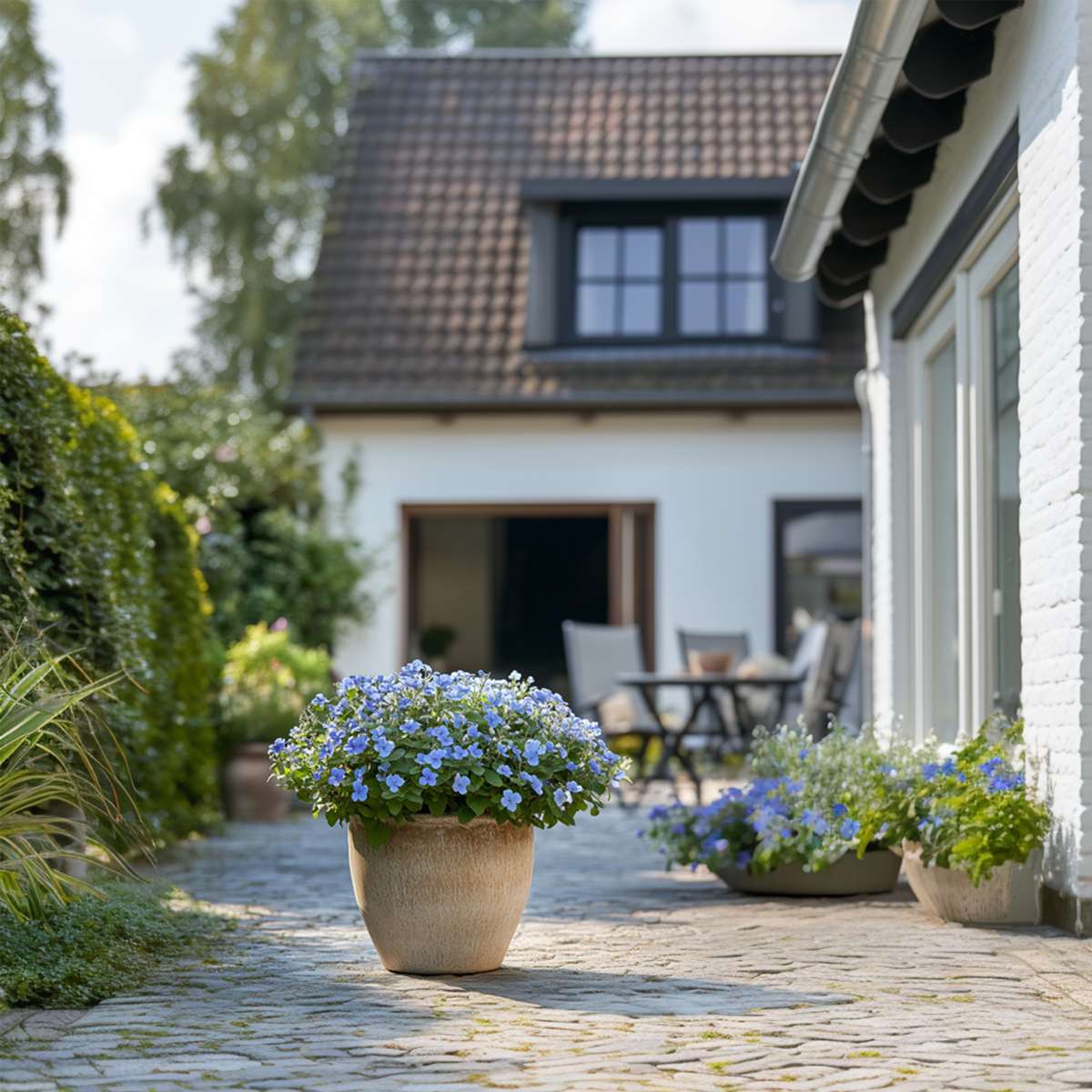 Plumbago auriculata 'mannentrouw' - Set van 3