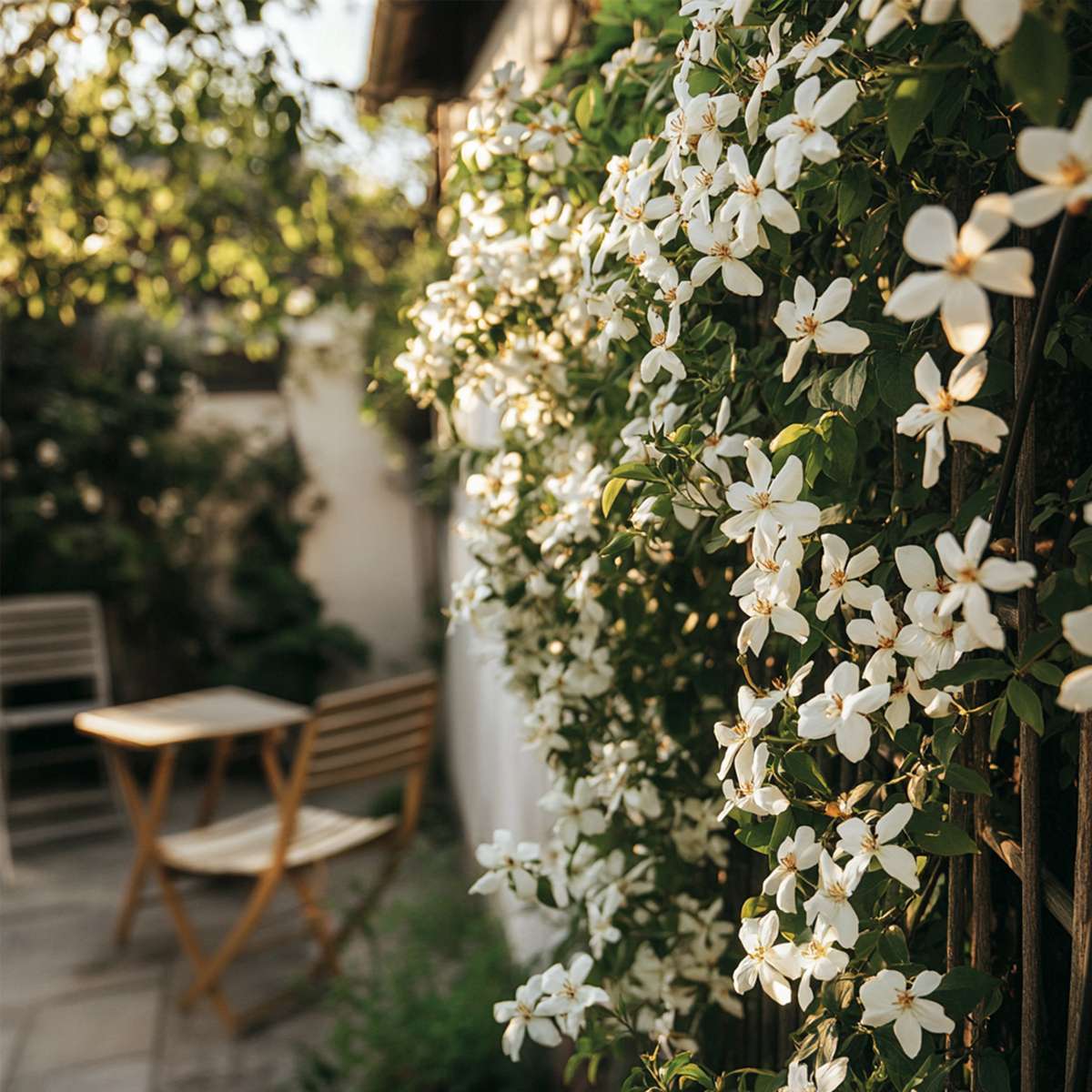 Jasminoides Officinale - Set van 6 - Wit - Jasmijn