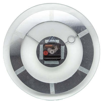 NeXtime Clocks retro wall clock, 31 cm, aluminium frame with glass cover, featuring a vintage design.
