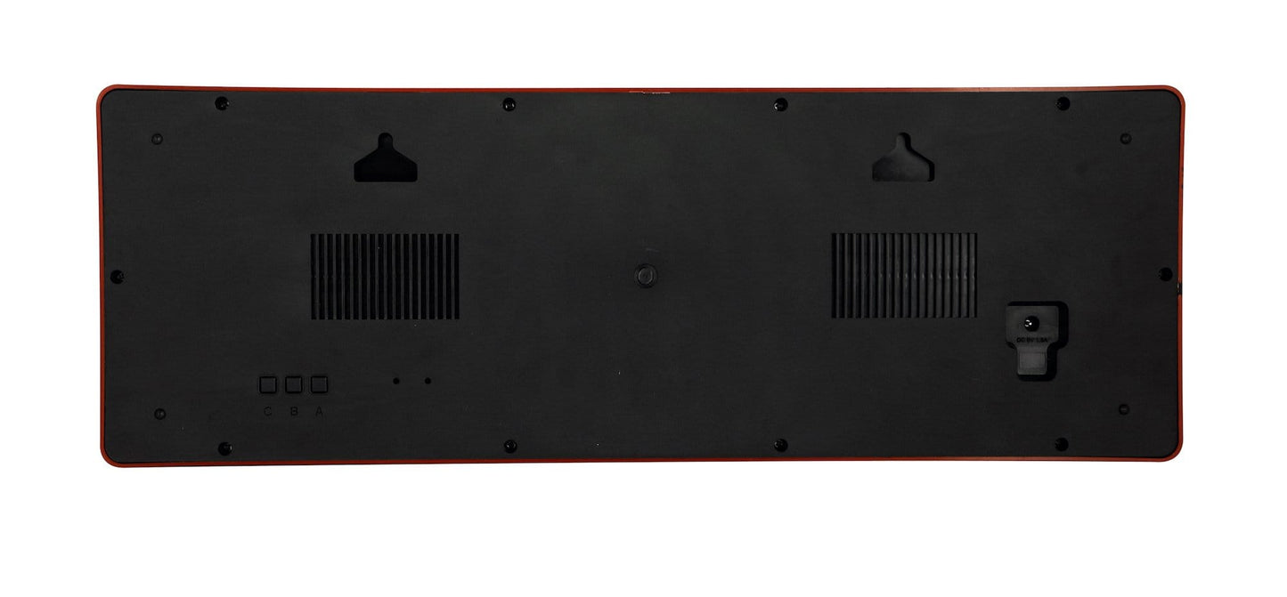 Wall/ table clock - 51.5 x 18x 4.5 cm -Plastic- 'Big D'