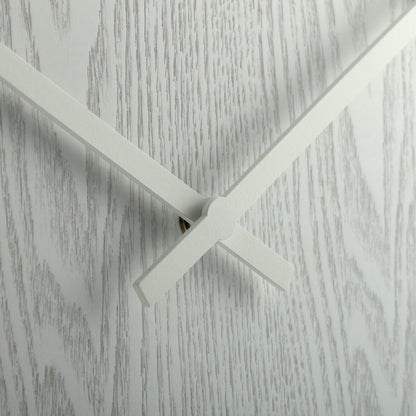 Wood Wall Clock by NeXtime Clocks, 35 cm diameter, featuring a natural wood finish and modern design.