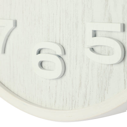 Wood Wood Medium wall clock by NeXtime Clocks, 35 cm diameter, made of wood with a modern design.