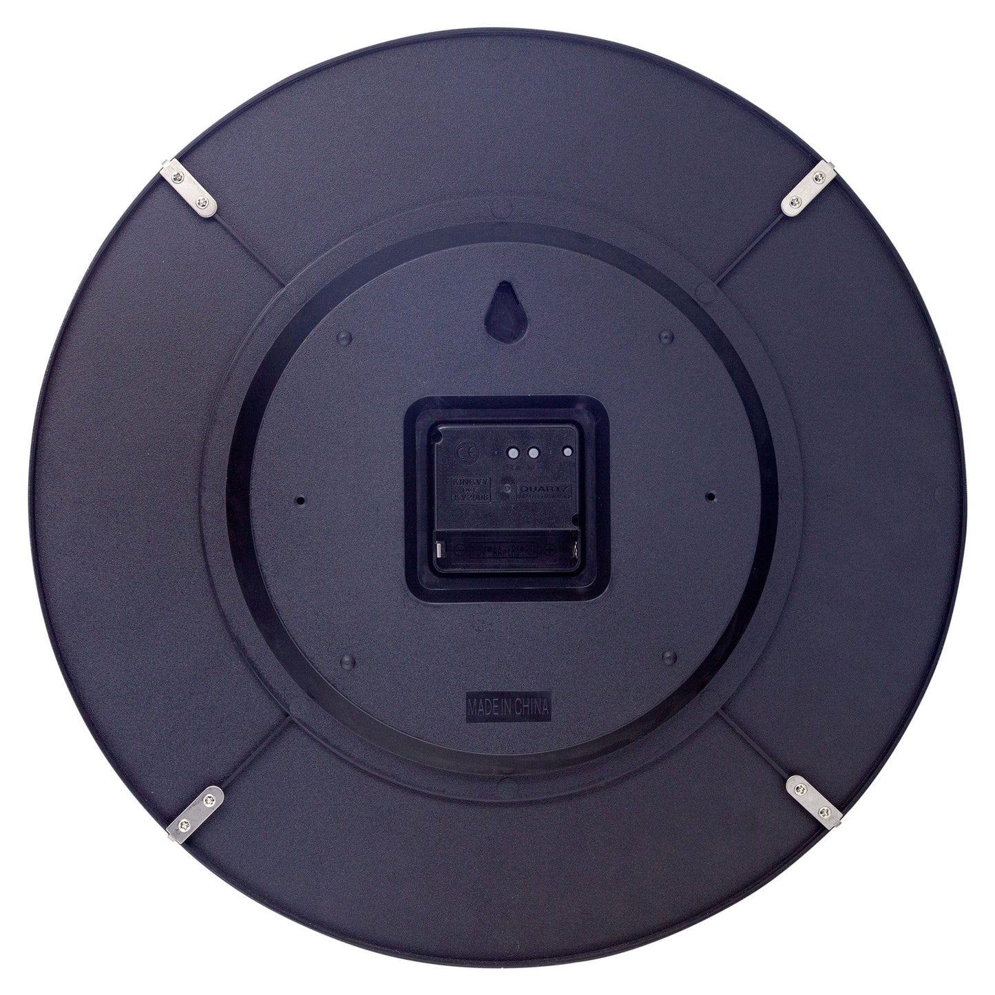 Wall clock 35cm-Radio Controlled (DCF)-Dome Glass- "Atomic"