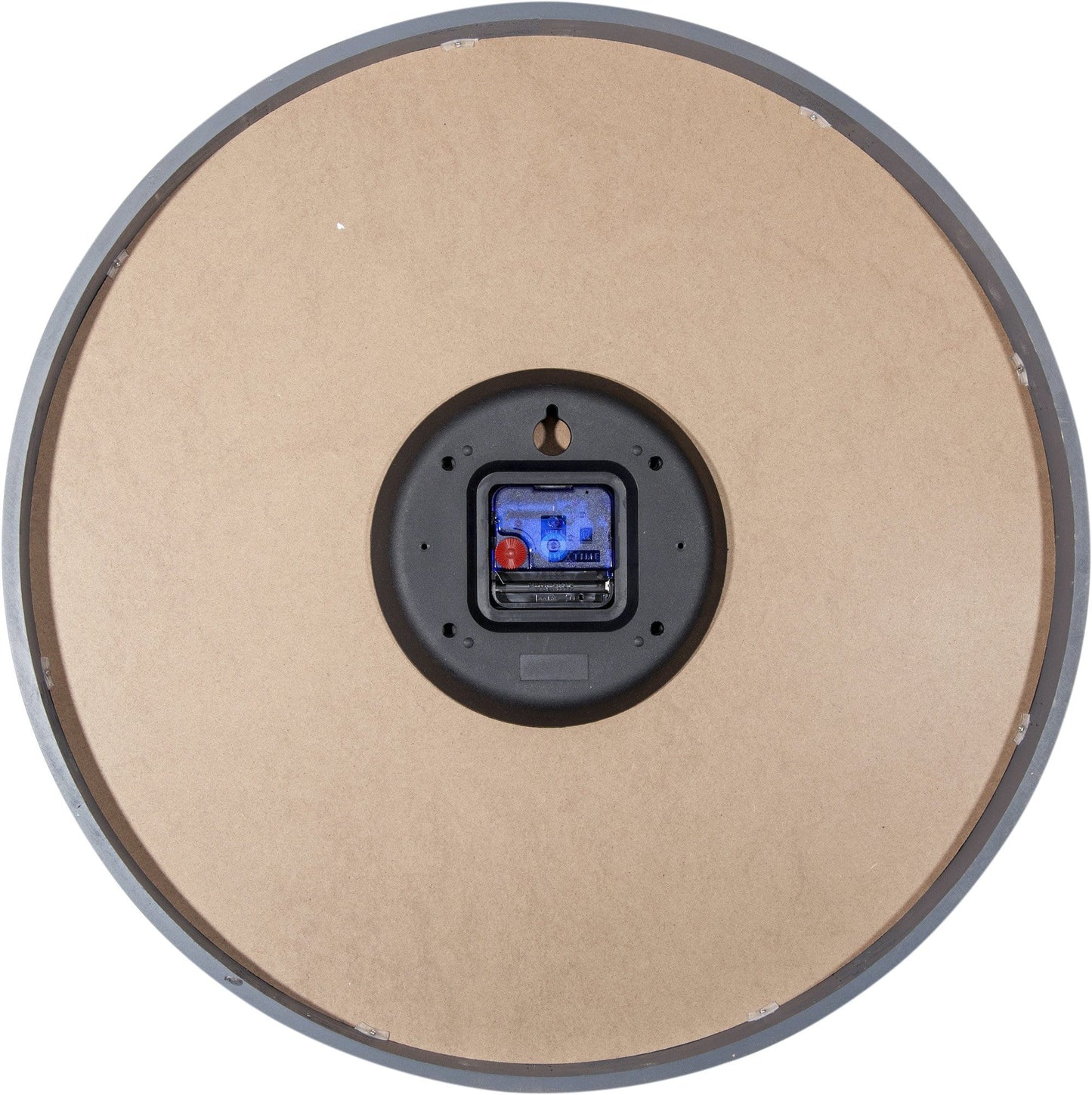 Wall clock -  50 cm - Wood/Mirror -  'Bella Mirror'