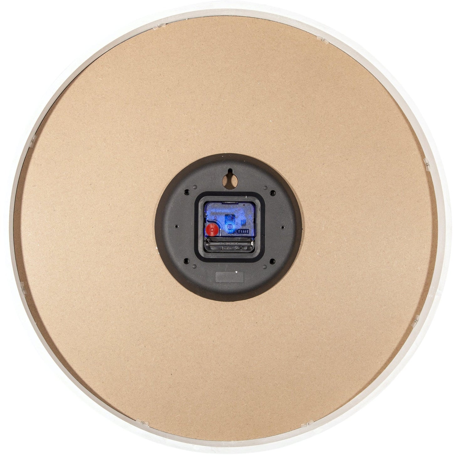 Wall clock -  50 cm - Wood/Mirror -  'Bella Mirror'