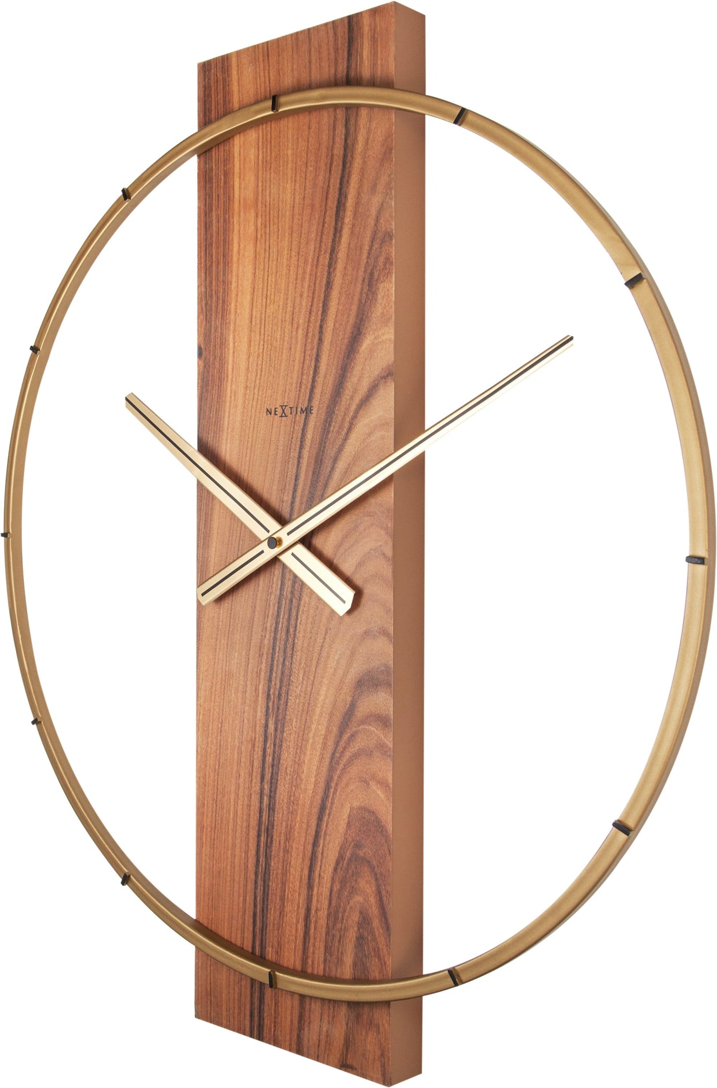 Wall clock - 50.8 x 58.2 x4.3 cm - Wood/Steel