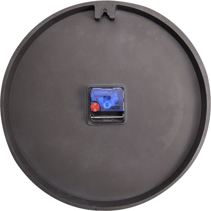 NeXtime Clocks wall clock with 35 cm diameter, polyresin cross design, showcasing a decorative timepiece for wall decor.
