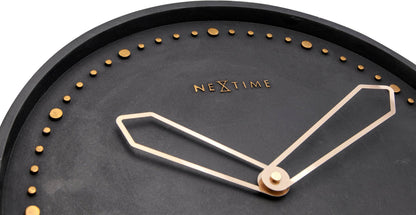 NeXtime Clocks wall clock with a 35 cm polyresin cross design, featuring a decorative and functional timepiece.