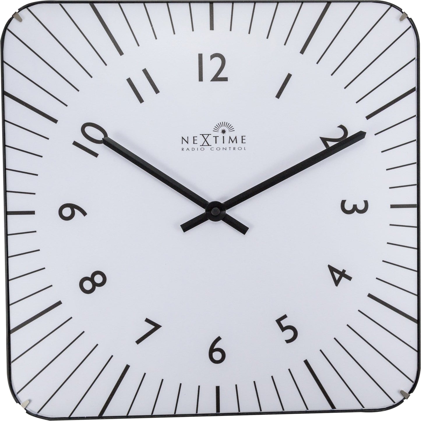 Wall clock-  35 cm - Glass - Atomic Clock- 'Alex RC'