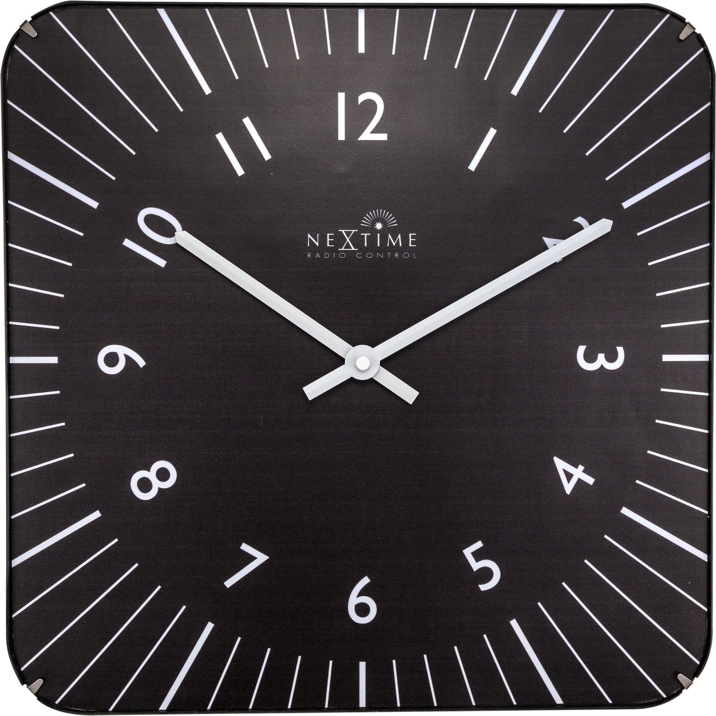 Wall clock-  35 cm - Glass - Atomic Clock- 'Alex RC'