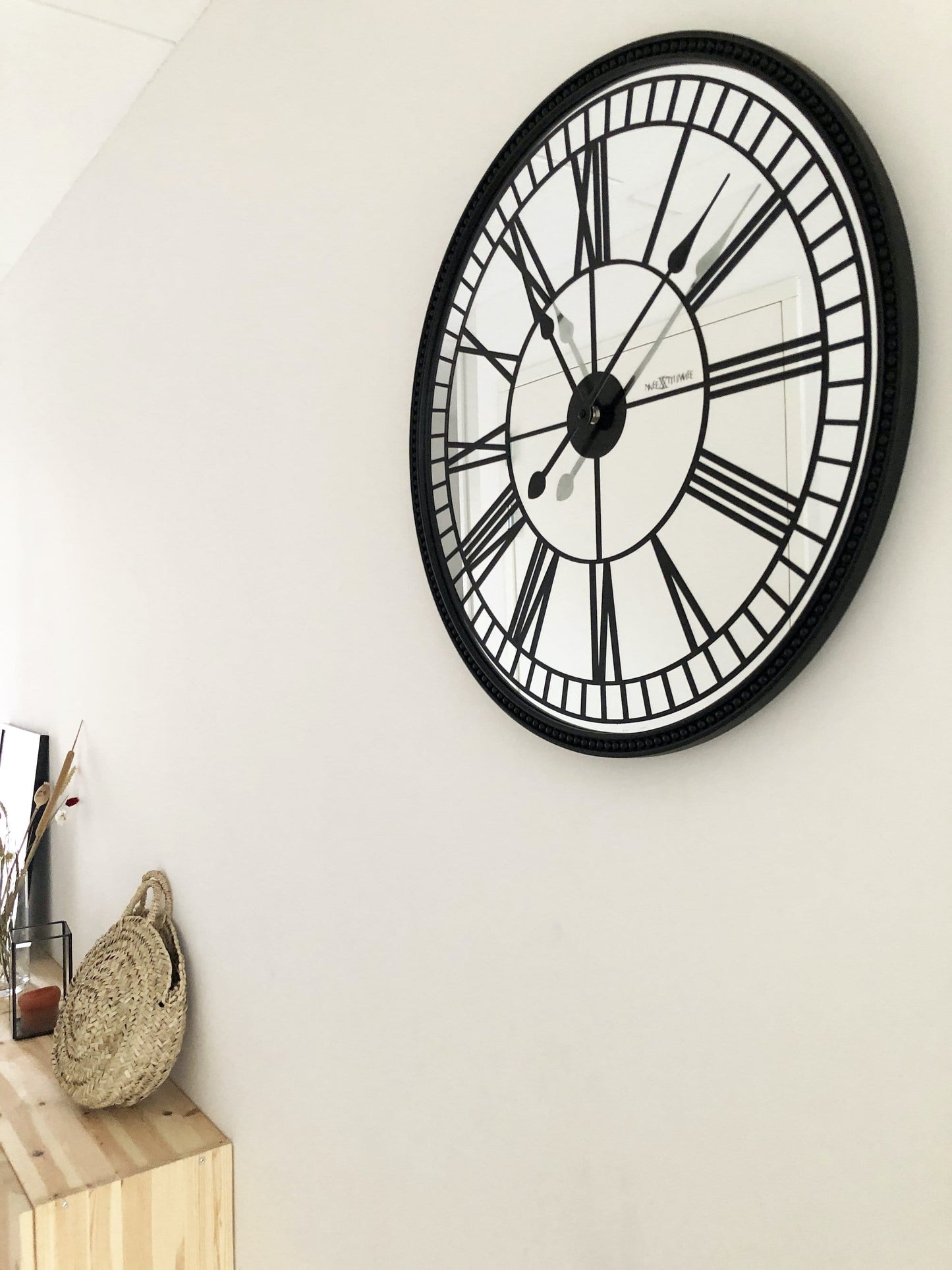 Wall clock -  56 cm - Mirror - 'Cleopatra mirror'