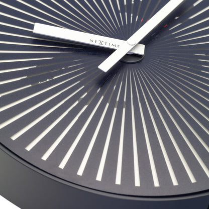 NeXtime Clocks wall clock featuring a moving running dog design, 30.5cm diameter, modern decorative timepiece.