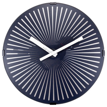 NeXtime Clocks wall clock featuring a moving running dog design, 30.5cm diameter, modern decorative timepiece.
