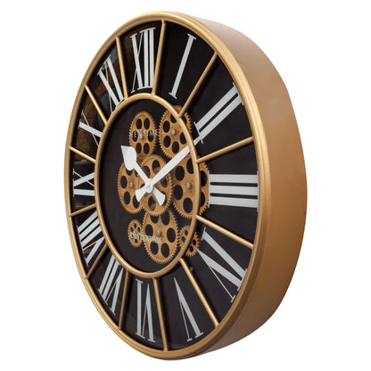 Moving Gear clock - Large Wall Clock - 50cm -  "William"