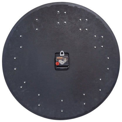 1x Large Wandklok 50cm - Silent - Wood/Metal - "Precious" ø50cm