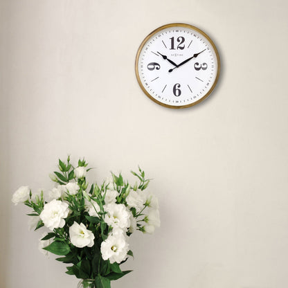 Wall clock – Wandklok | Quartz | 39cm - Wandklok | Florazo