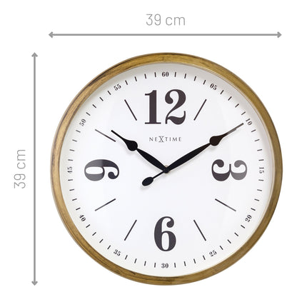 Wall clock – Wandklok | Quartz | 39cm - Wandklok | Florazo