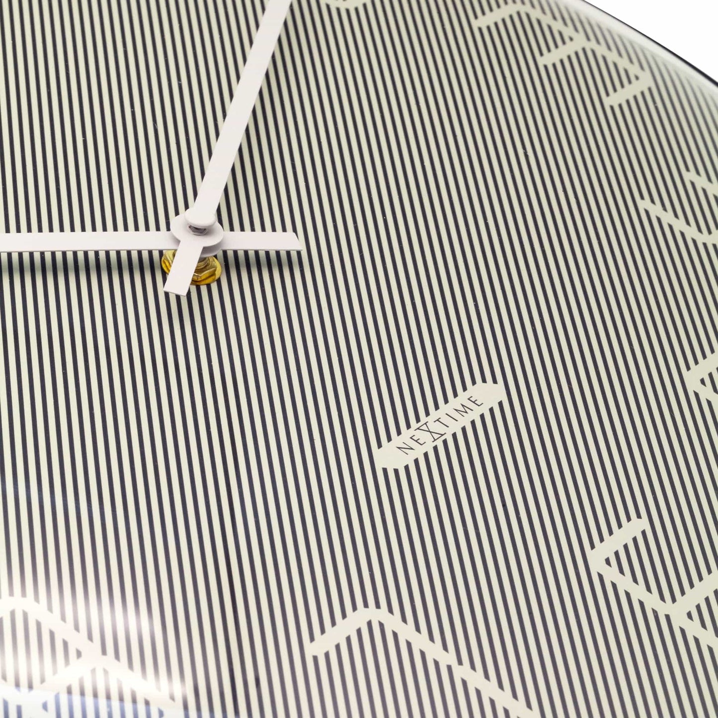 Wall Clock 35cm Domed Glass Lens - Silent - Glass -"Shade"